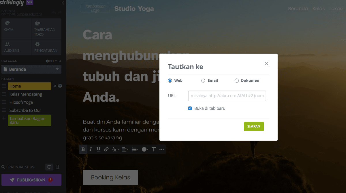 Fitur Tautan Jangkar yang Menarik