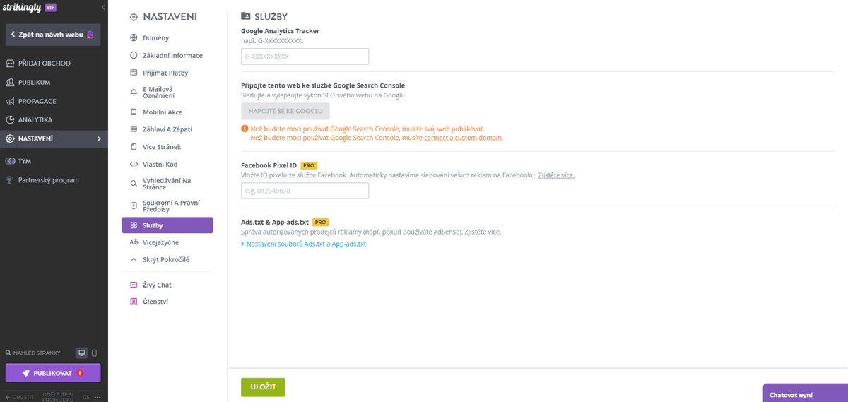 Jak využít profily kupujících s Strikingly – integrace analytických nástrojů