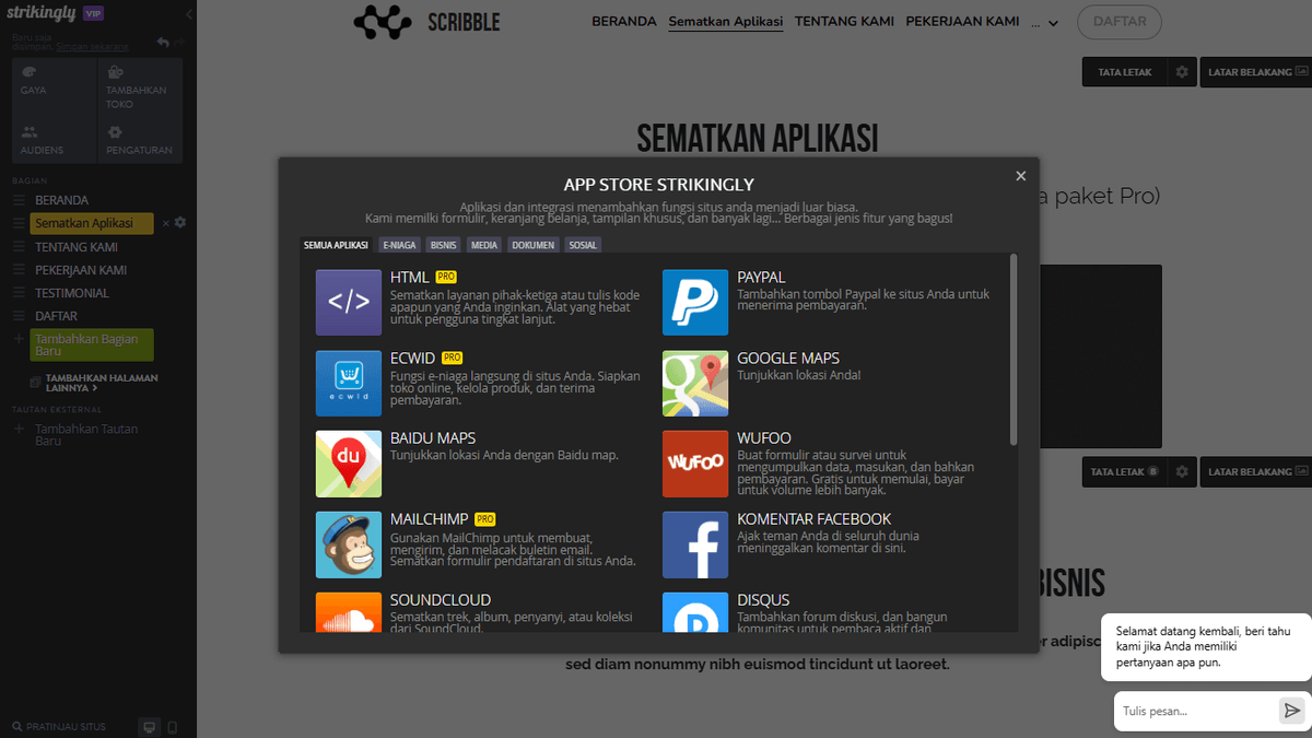 Peran Strikingly dalam Pemasaran Rujukan - Integrasi dengan Alat Pihak Ketiga