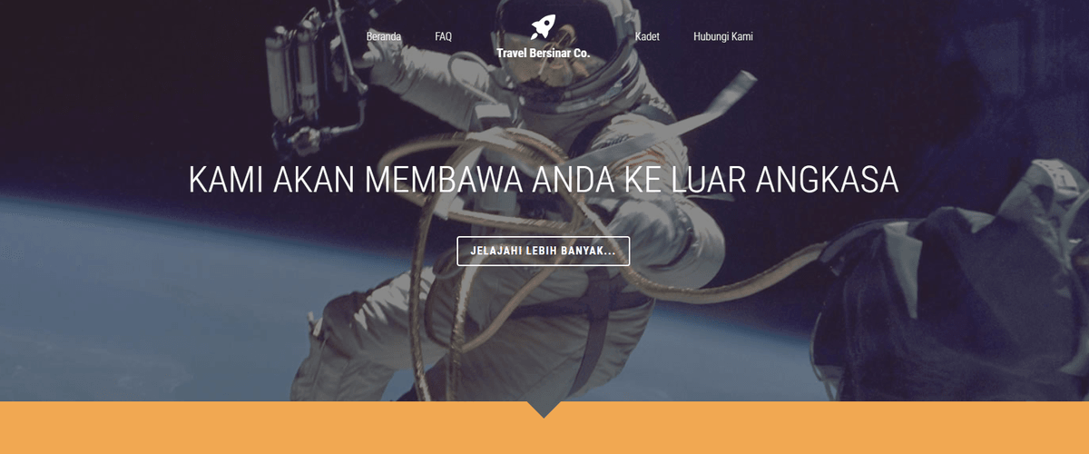 Templat Cerah dari Strikerly