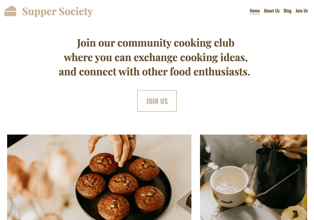 Modèle de société de souper