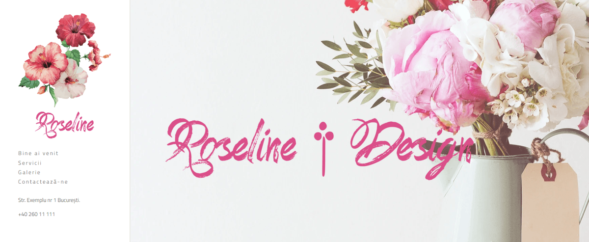Șablon Roseline de la Strikingly