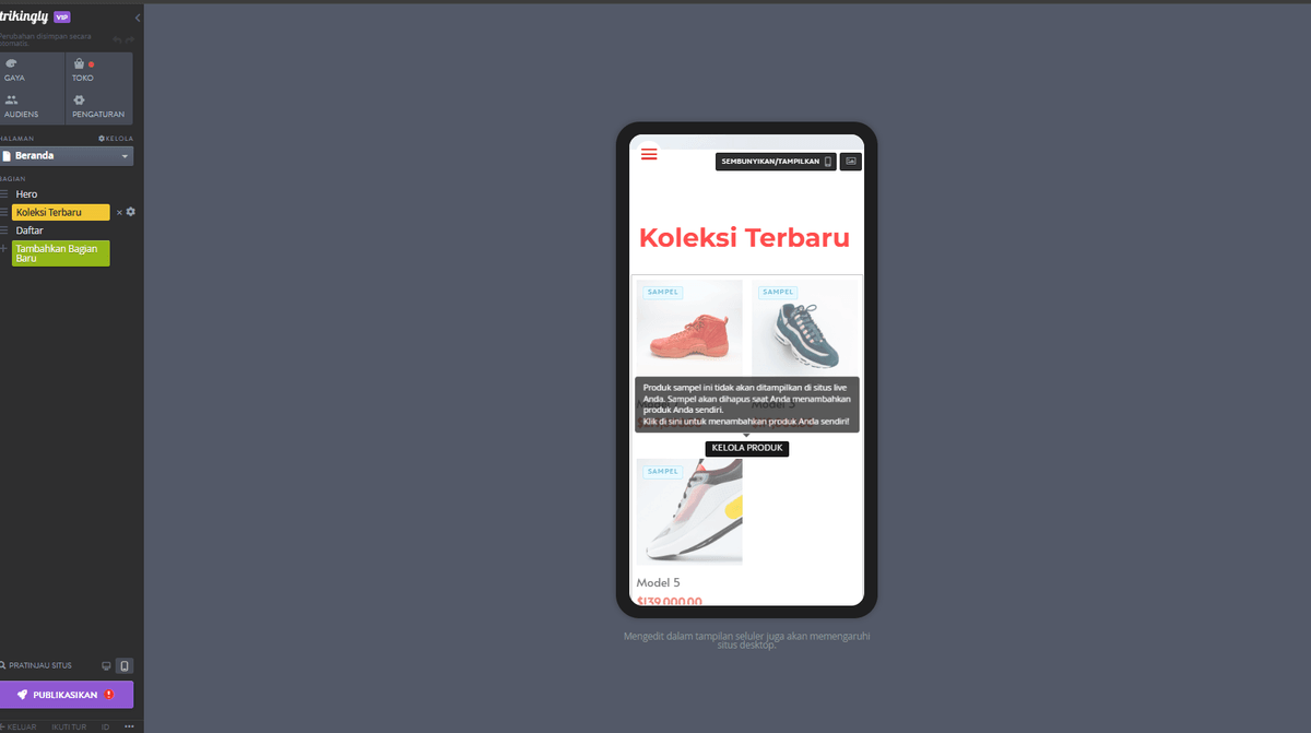 Cara Merangkul Tren E-commerce dengan Strikingly - Optimalkan untuk Perangkat Seluler