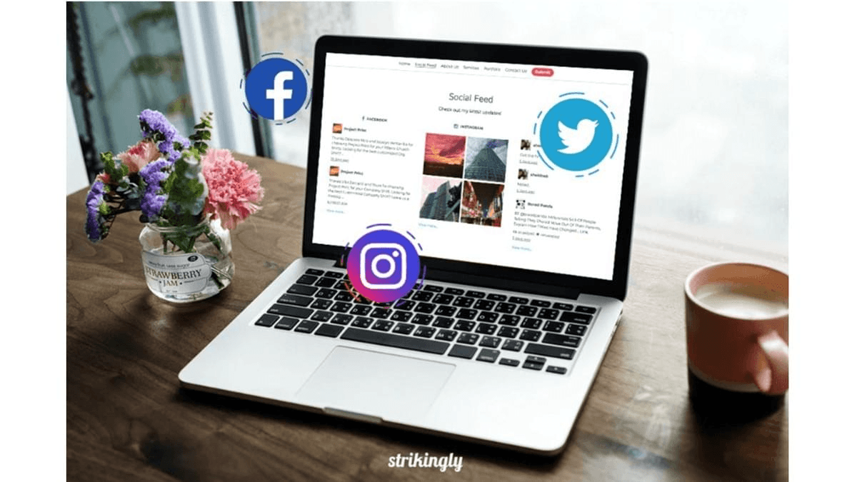 Section des flux sociaux remarquable