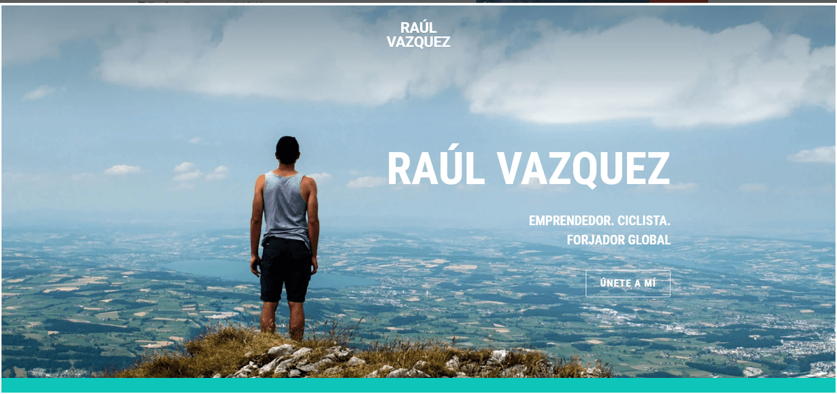 Plantilla brillante de Strikingly