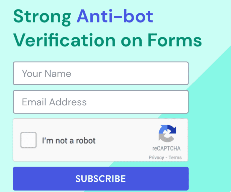 Verifikasi Anti-Bot yang Sangat Mencolok