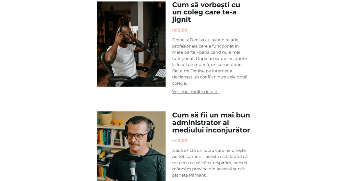 Obțineți șablonul gratuit de la Strikingly
