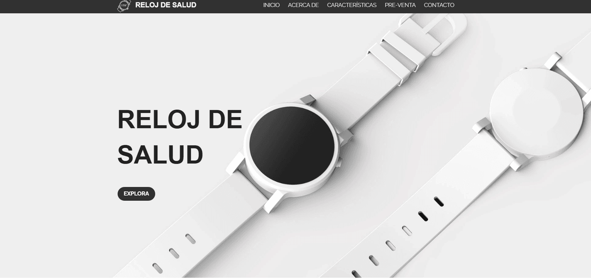 Plantilla de vigilancia de la salud de Strikingly