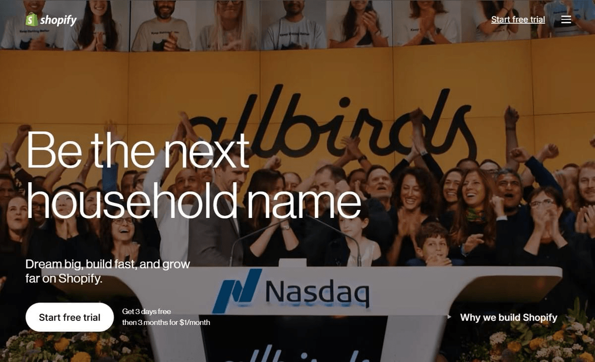 Image tirée de Shopify