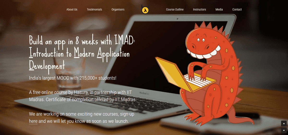 Membuat struktur situs web seperti IMAD