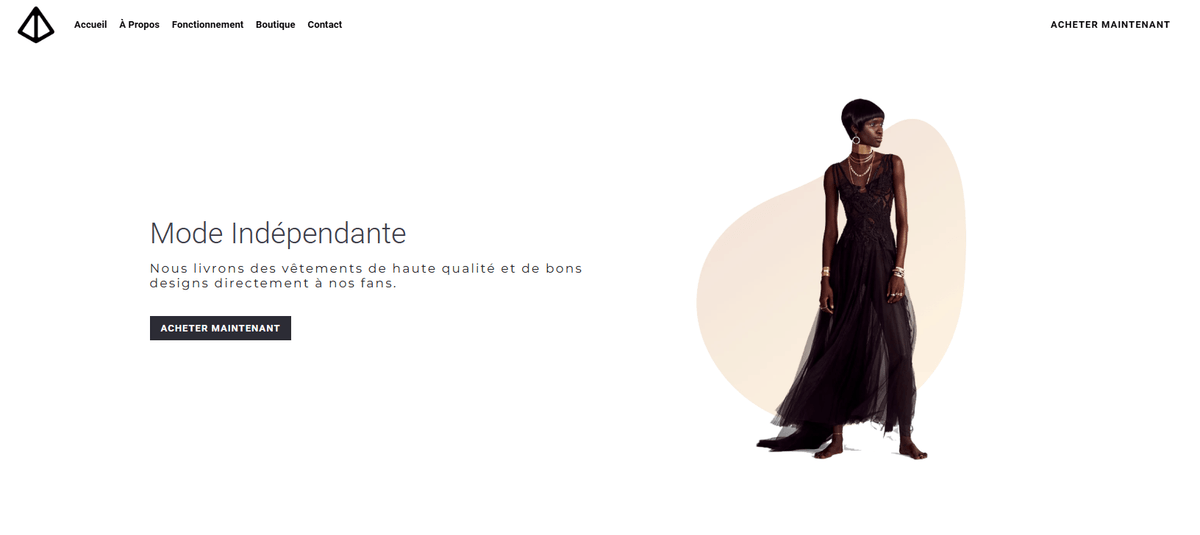 concevoir une page d'accueil minimaliste avec un message principal efficace