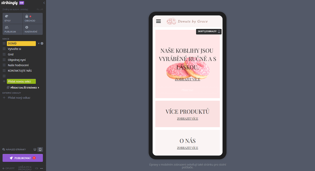 Funkce na pozoruhodně rychlé hlavní stránce pro maximální výkon webových stránek - responzivní design