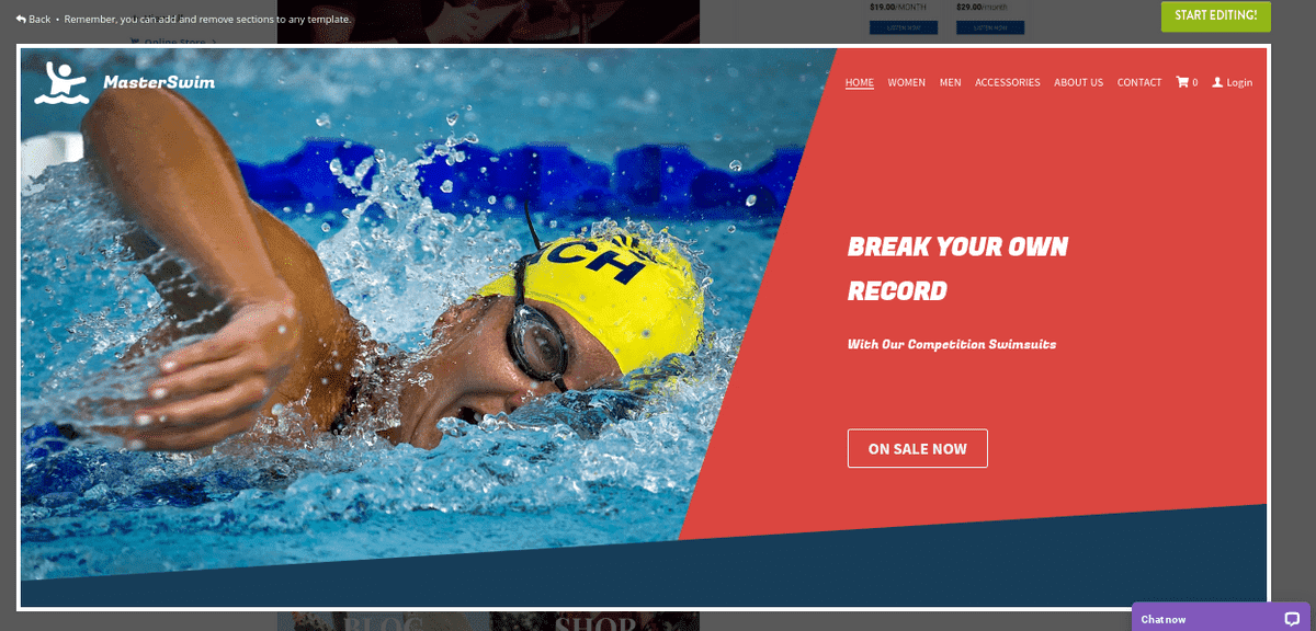 Boletim de Vendas com Strikingly - Inclua Chamada para Ação (CTA)