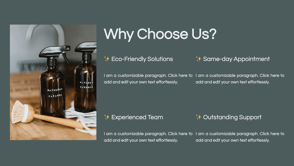 Templat GreenClean dari Strikerly