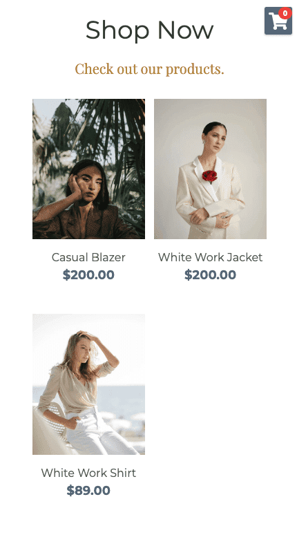 Templat Toko Perspektif