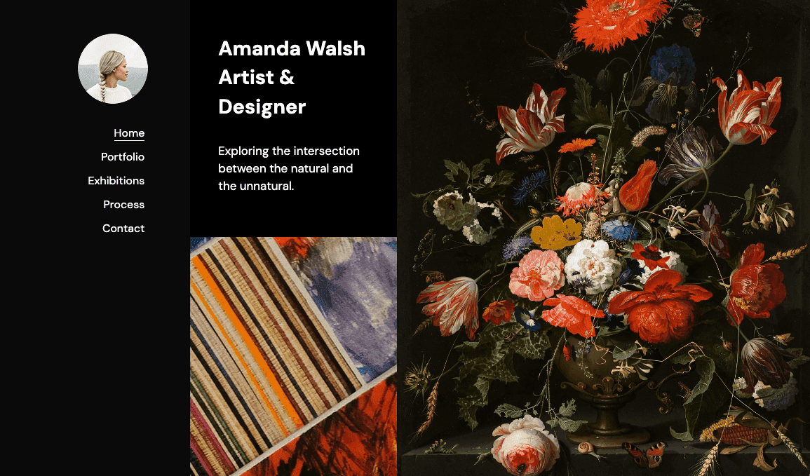 Plantilla de equinoccio de Strikingly