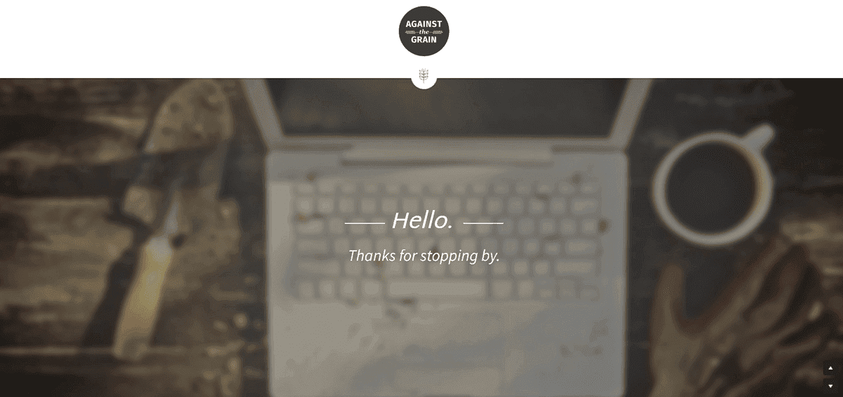 Založení blogu jako Against