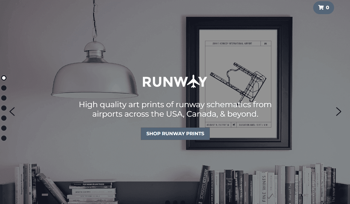 Nombre de dominio comercial de Runway