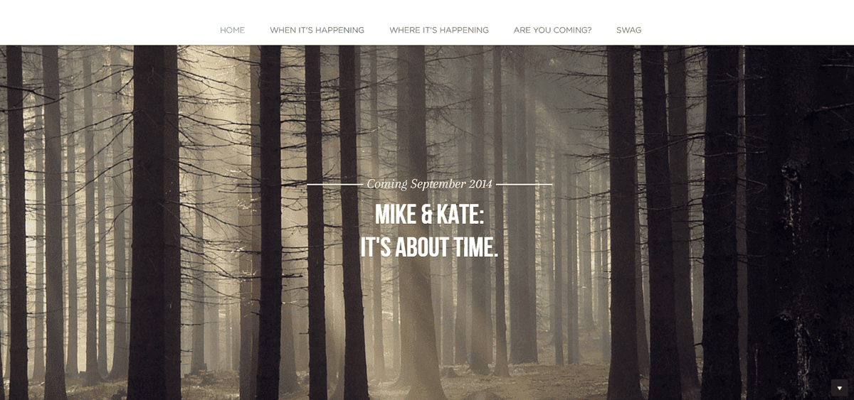 Buat undangan online seperti Mike dan Kate