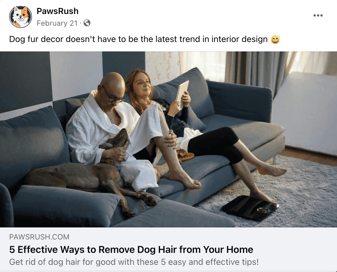 Imagen para compartir en redes sociales de PawsRush