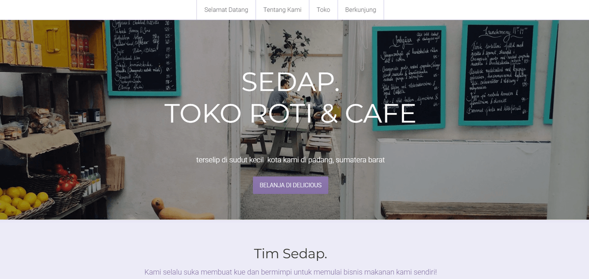 Template Desain Situs Web Bisnis Kecil Minimalis