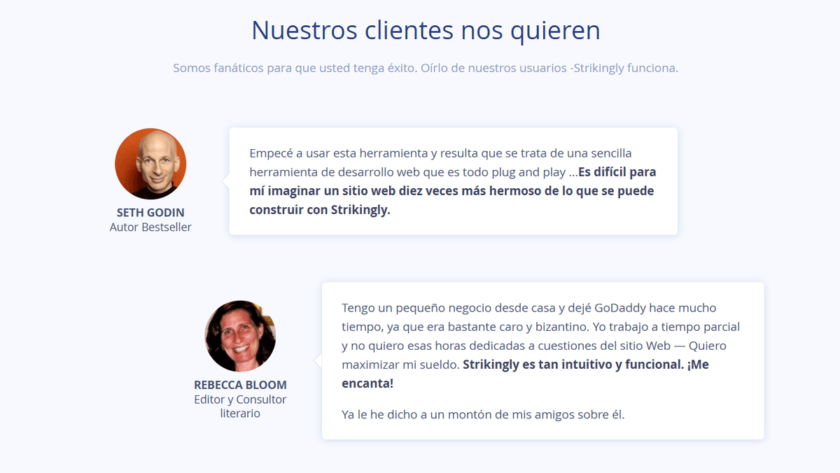 Testimonio de un cliente sorprendente