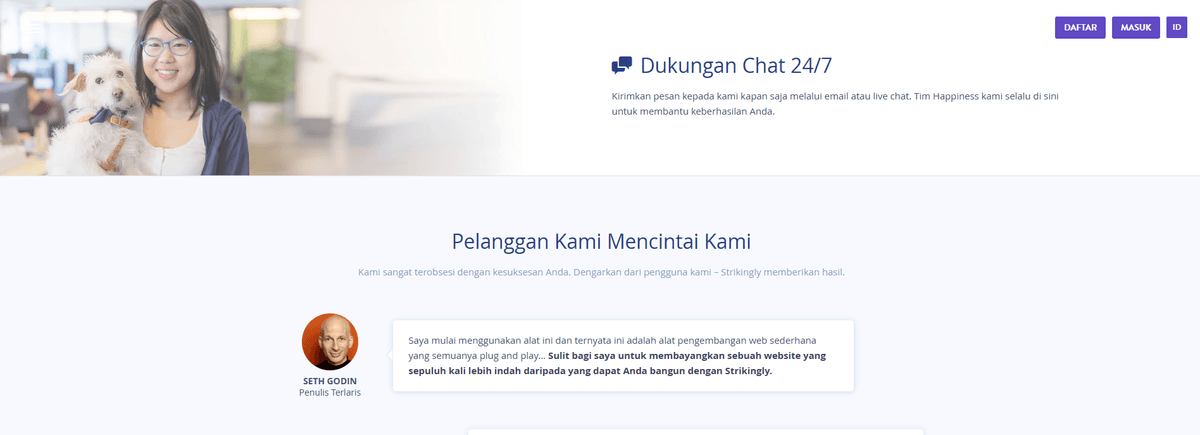 Gambar diambil dari Strikingly
