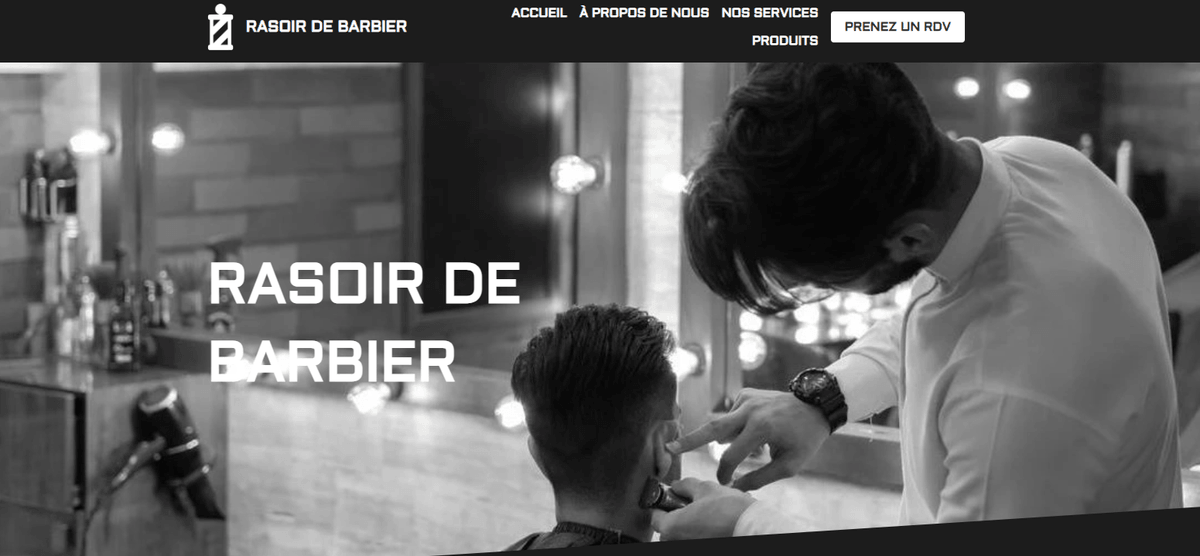 Modèle de barbier Razor