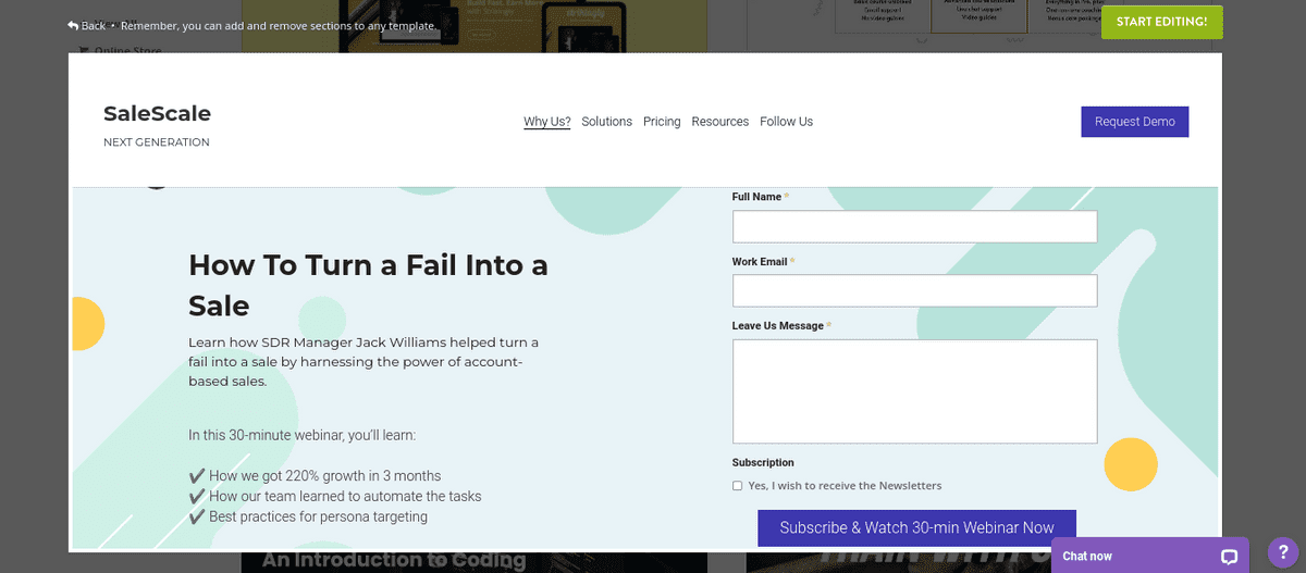 Bisnis Berlangganan Dengan Strikingly - Berikan Dukungan Pelanggan