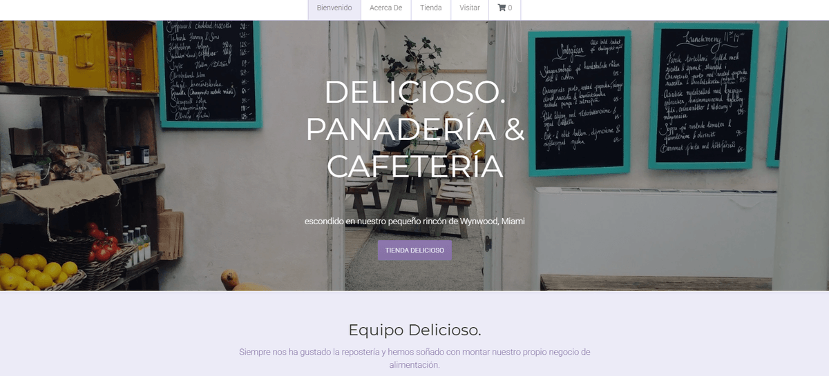 Plantilla de Tienda Minimalista de Strikingly