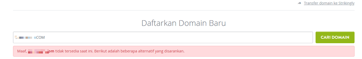 Fitur Transfer Domain dari Strikerly