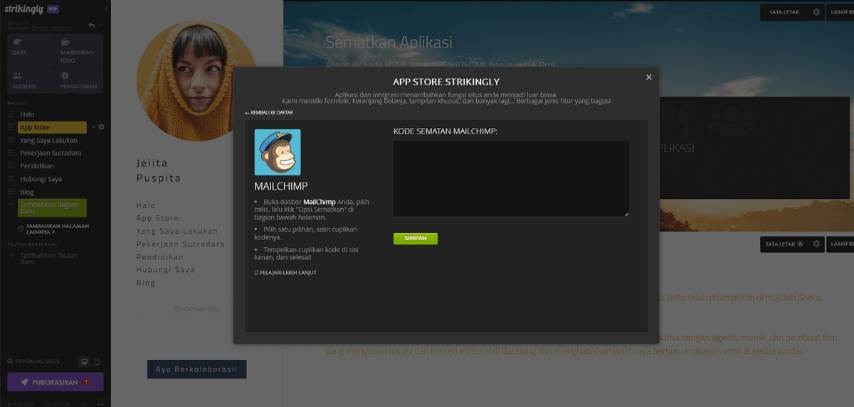 Pemasaran Basis Data di Strikingly - Tangkap prospekPemasaran Basis Data di Strikingly - Segmentasikan audiens Anda