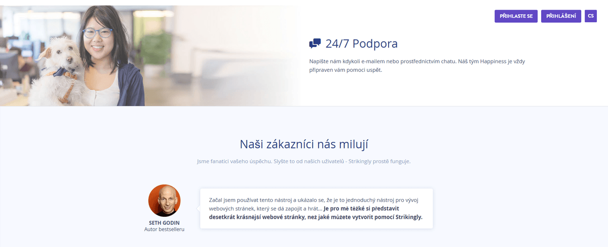 Pozoruhodně banner zákaznické podpory