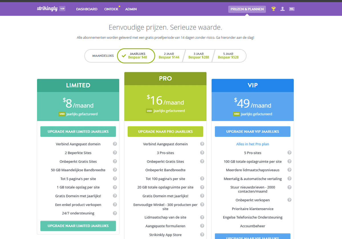 Opvallende prijsplannen