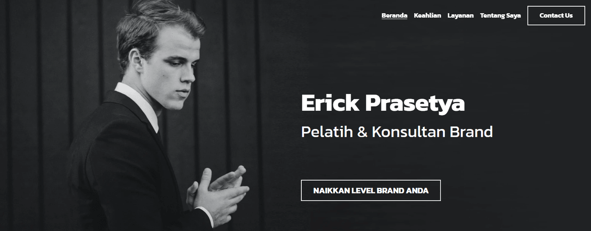 Templat Pelatih Merek dari Strikenly