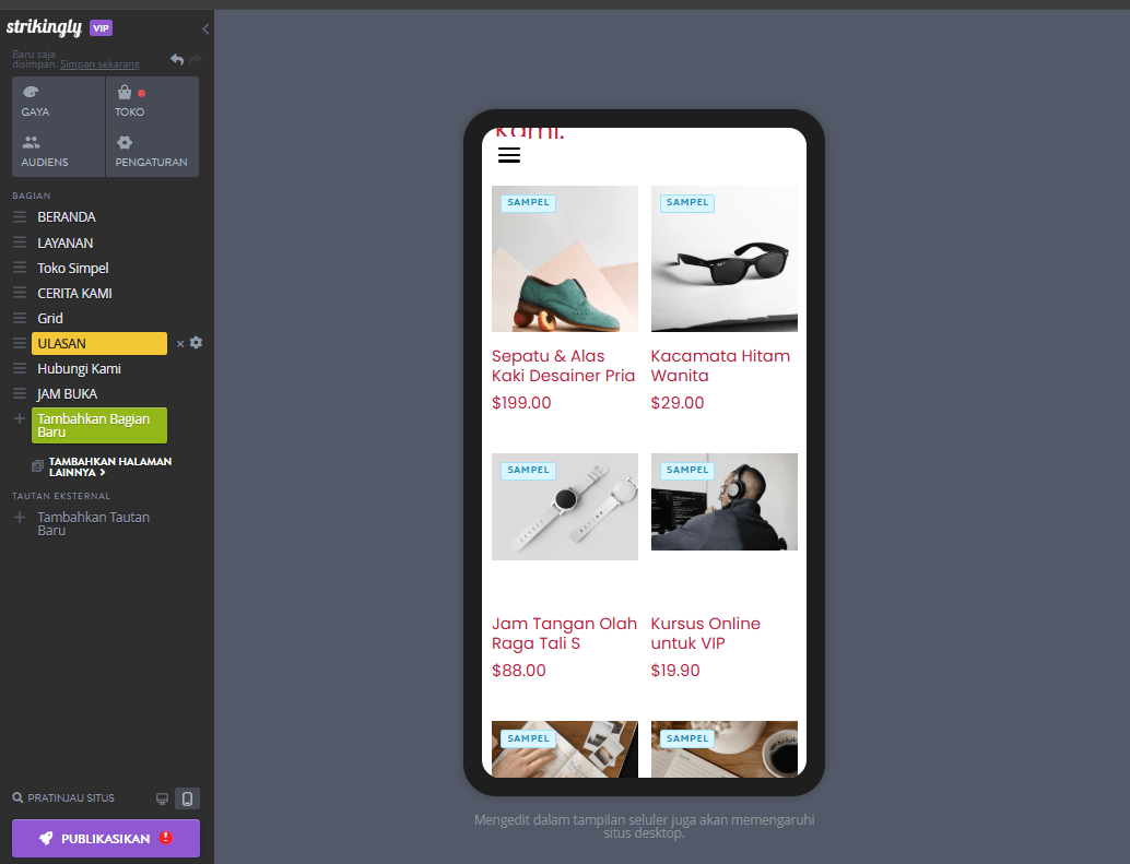 Akuntansi E-niaga - Khusus untuk E-niaga - Optimasi Seluler