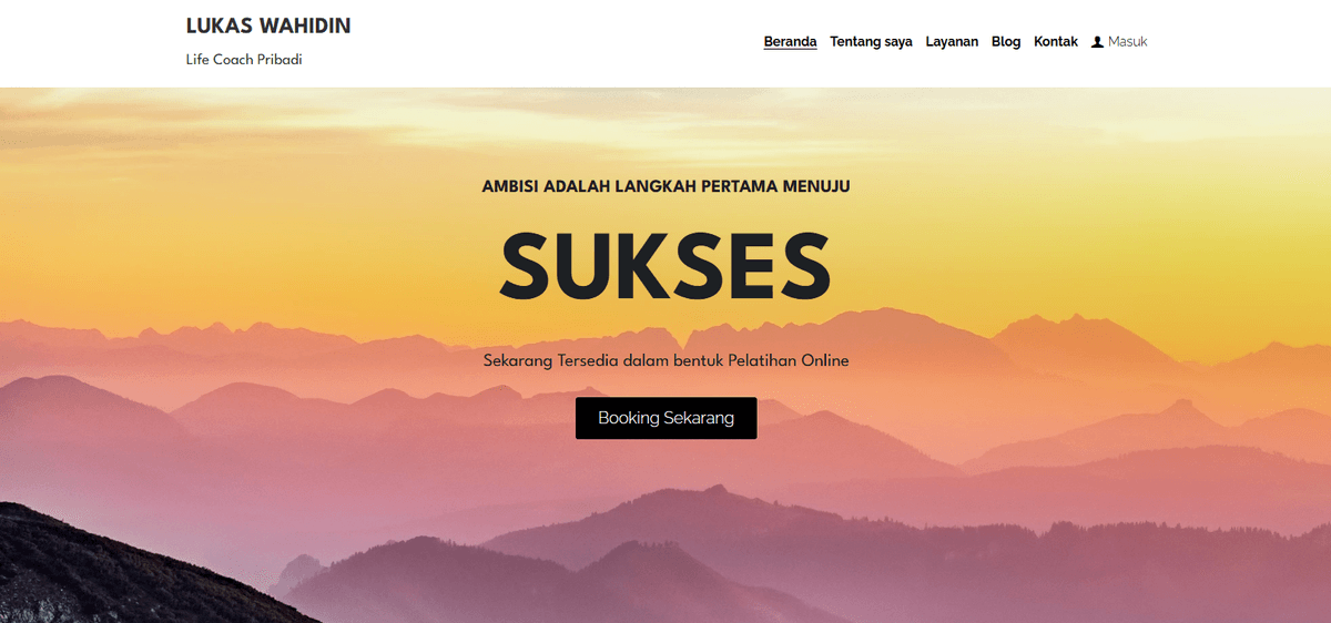 Templat Pelatih Kehidupan Pribadi