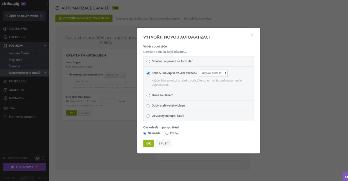 Databázový marketing na Strikingly – Přizpůsobte si marketing