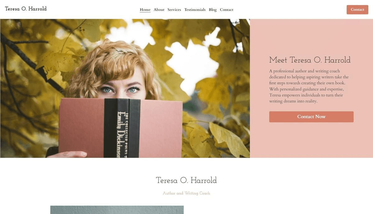 Améliorez la page « À propos » grâce à des visuels attrayants.