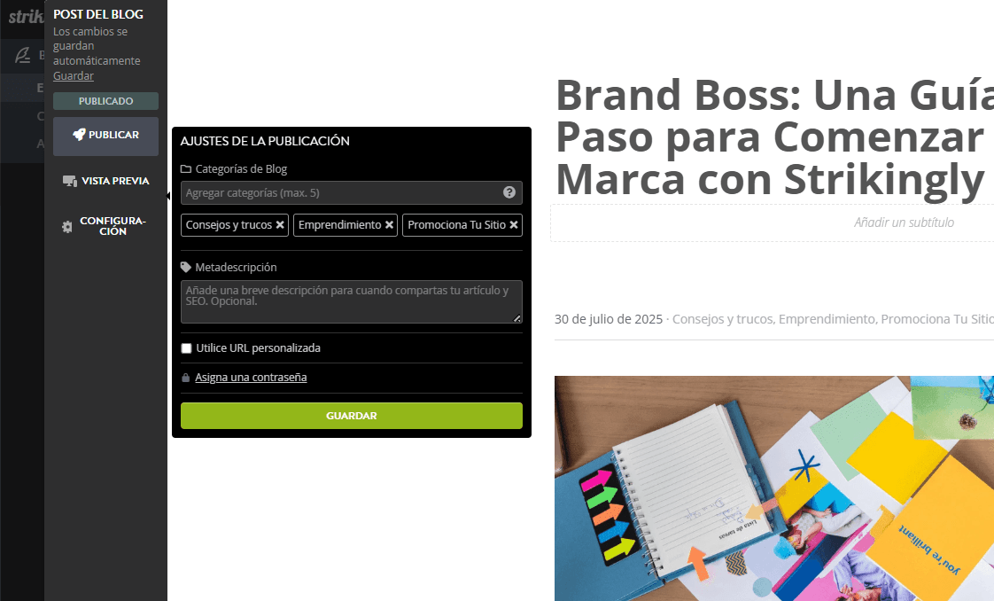 Descripción Meta del Blog