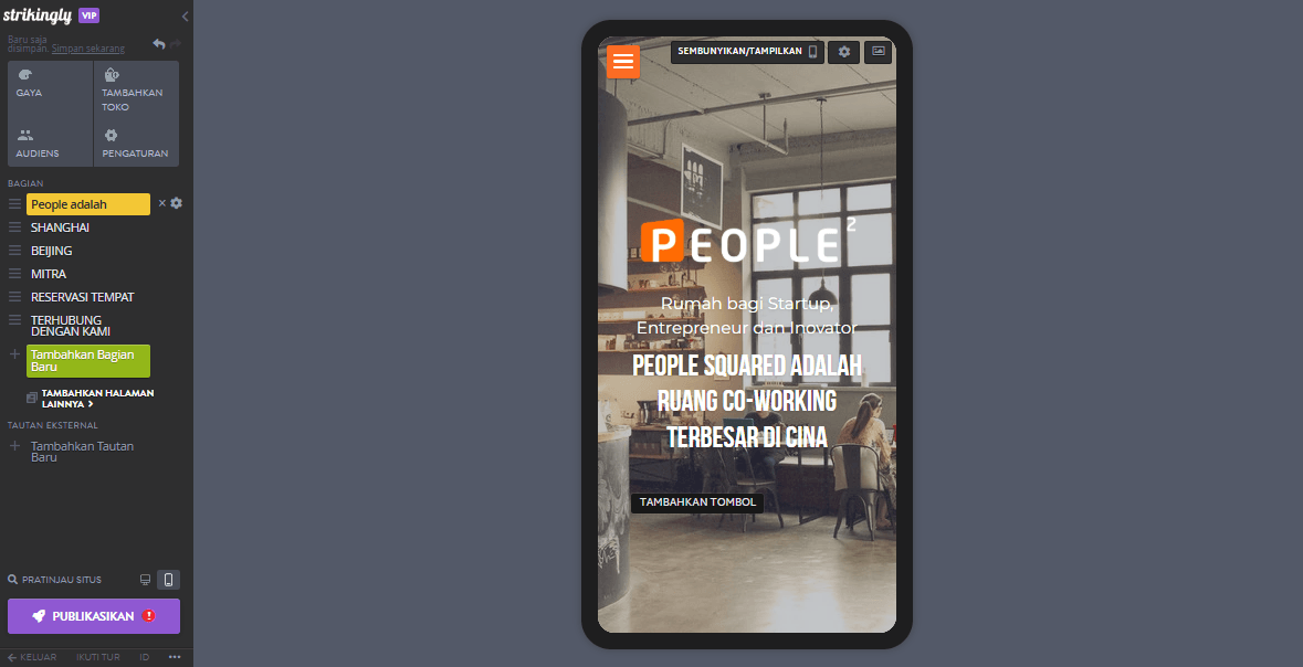 Menerapkan Domain Pendek Dengan Strikingly - Ciptakan pengalaman pengguna yang mulus di seluruh perangkat dengan desain responsif