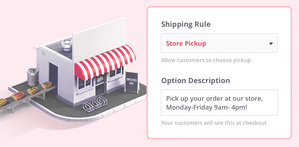 Función de recogida sorprendentemente local