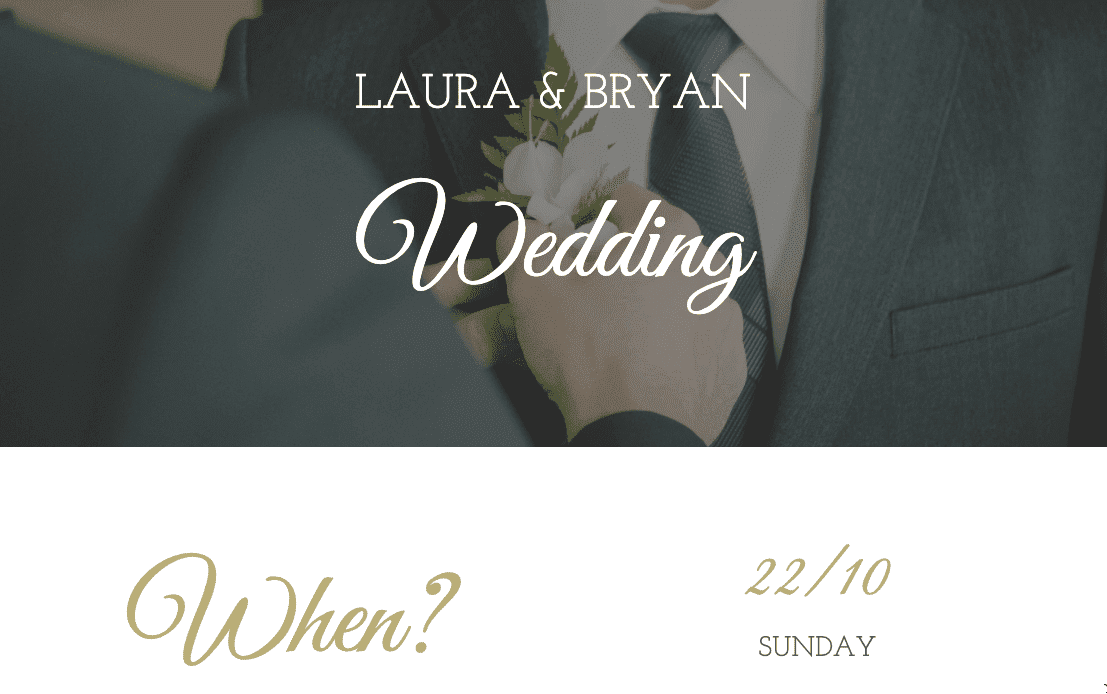 Templat Pernikahan Laura & Bryan dari Strikenly