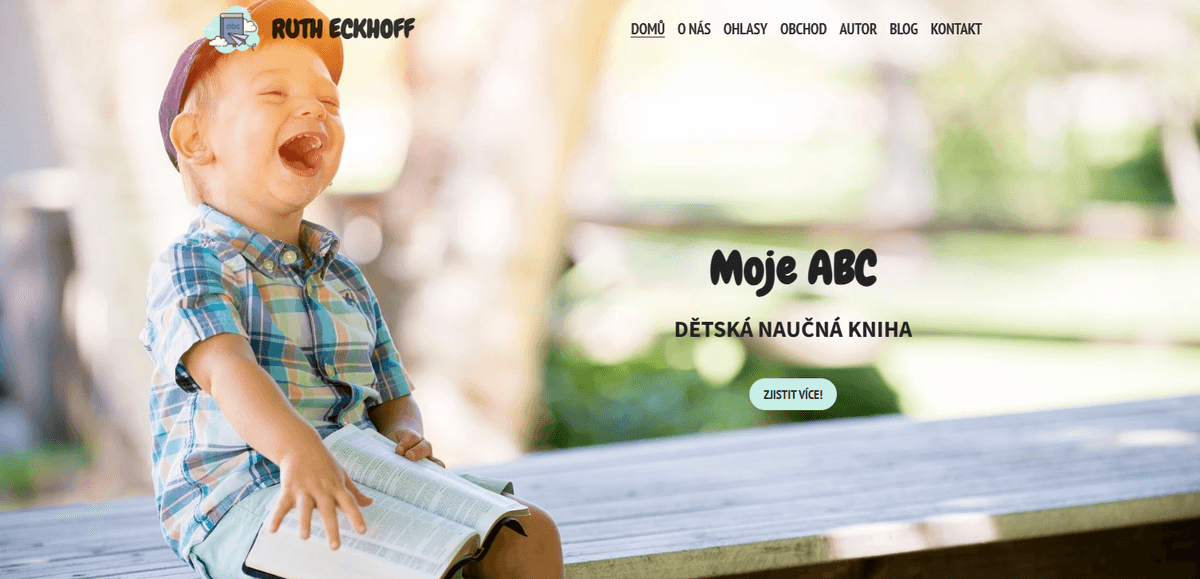 Moje šablona ABC od Strikingly