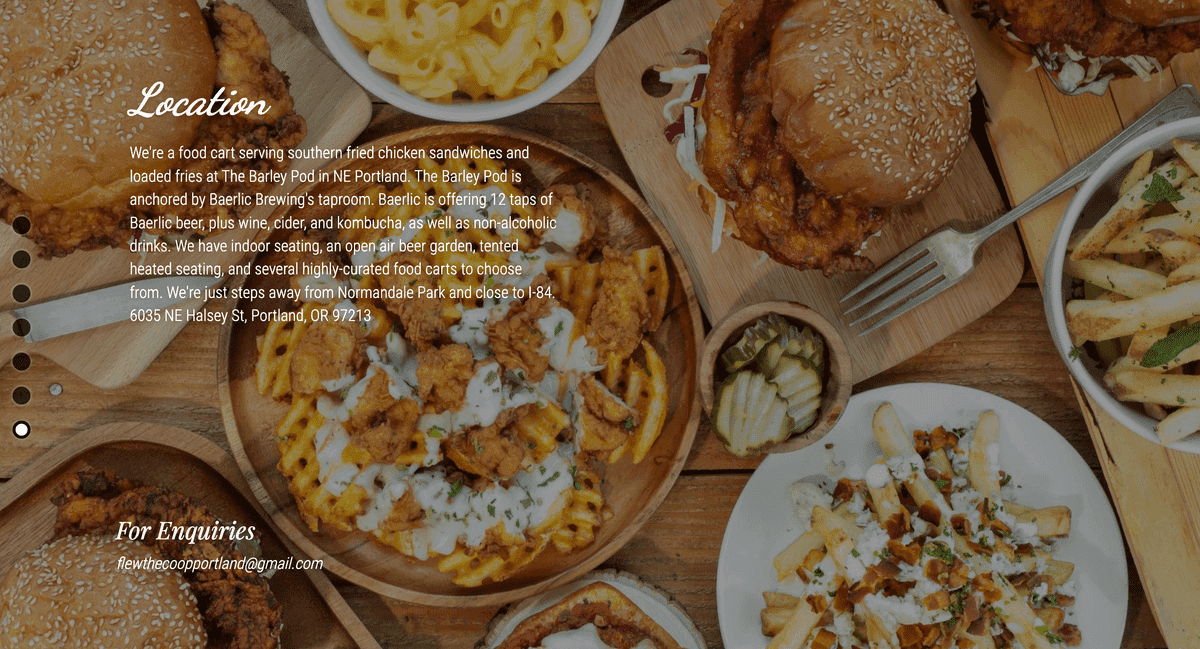 Flew the Coop Pop Up Shop