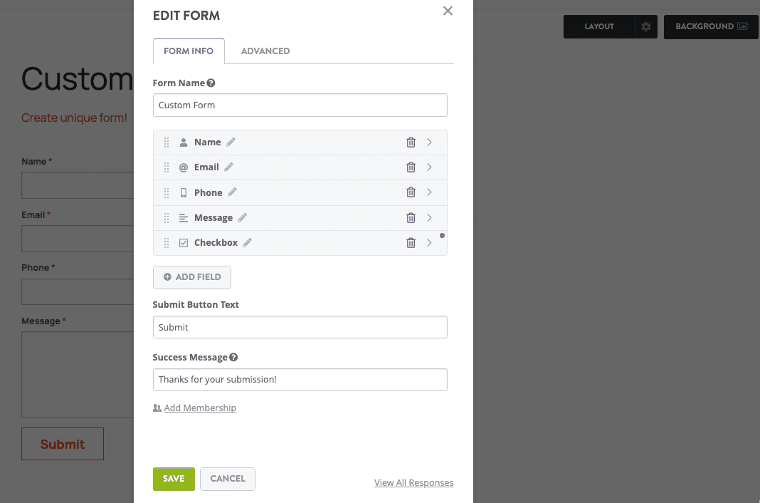 Formulir Kustom yang Menarik untuk Survei