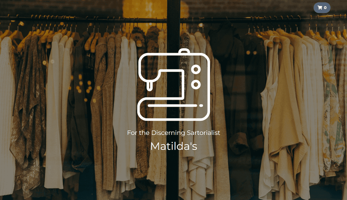 Plantilla de tienda en perspectiva