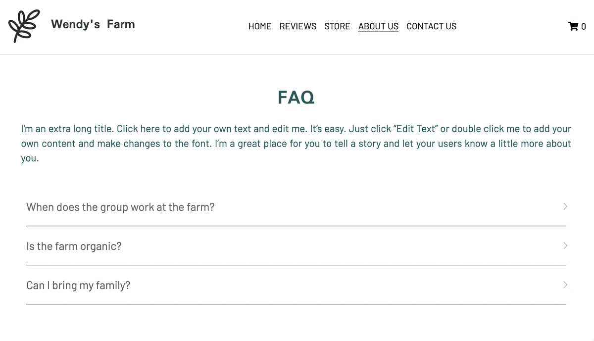 Création d'une page d'assistance FAQ avec des catégories organisées et des tutoriels vidéo