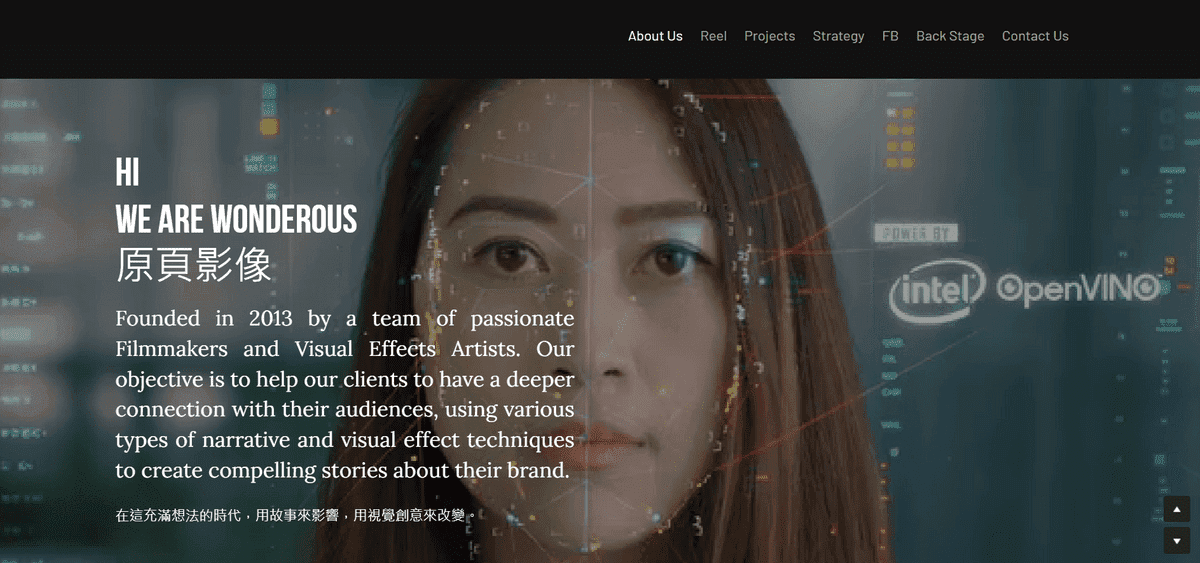 Seperti apa desain web responsif Wonderous