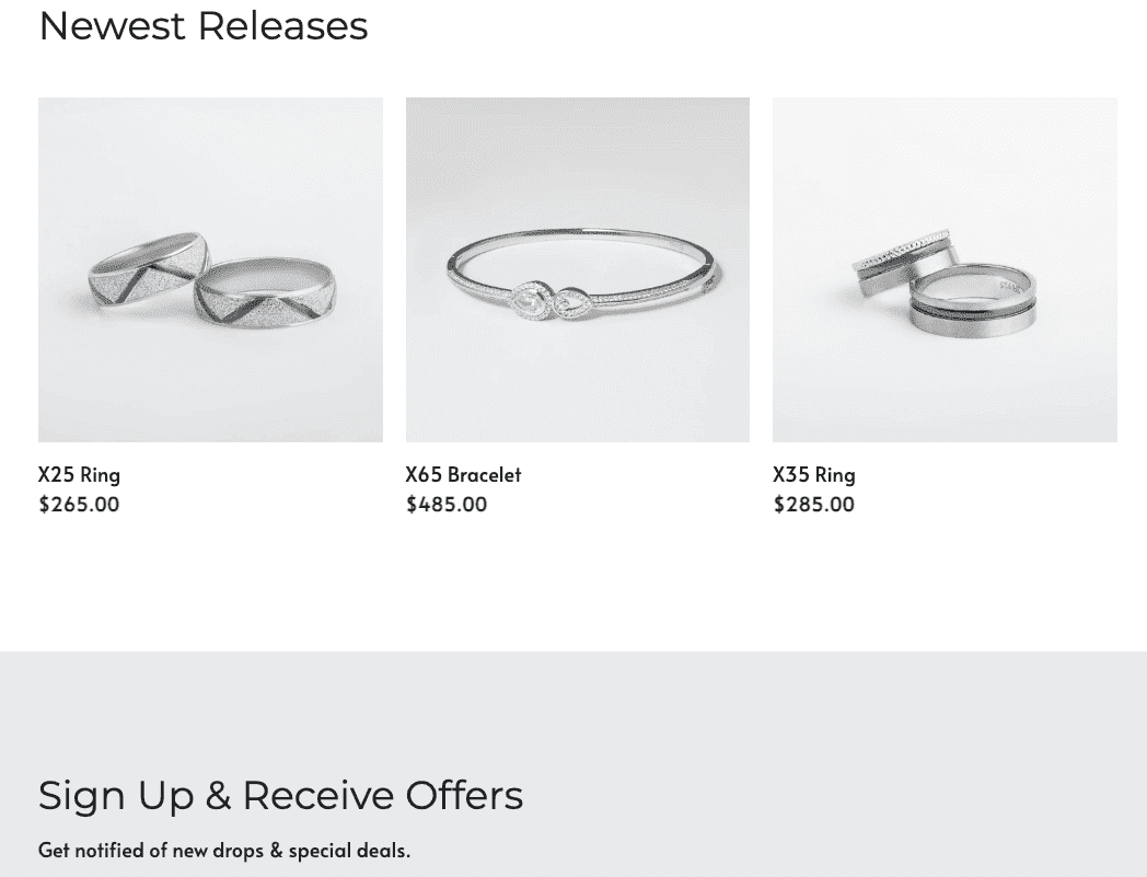 Šablona internetového obchodu Lulu & Co od Strikingly